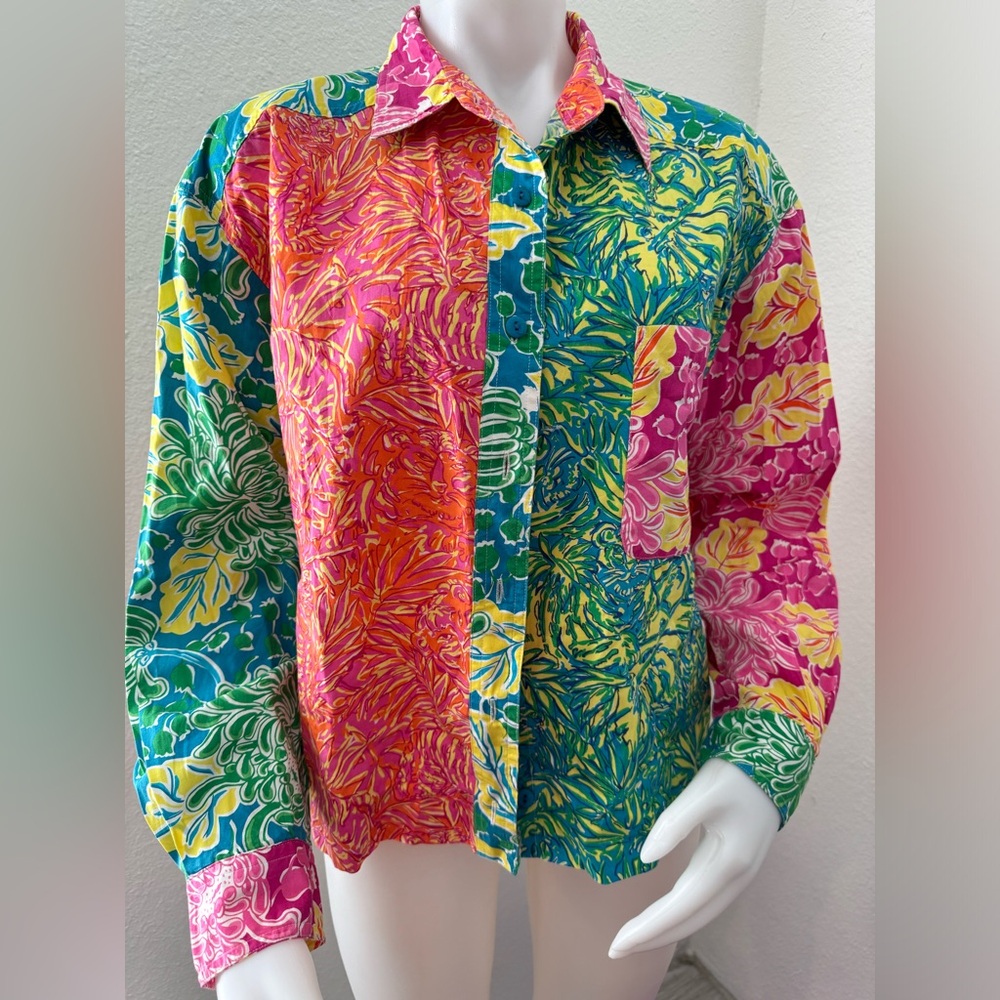 Lilly Pulitzer Button Up Top